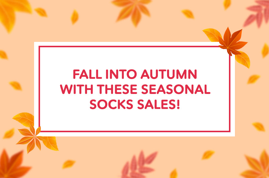 Fall into Autumn with these Seasonal Socks Sale!