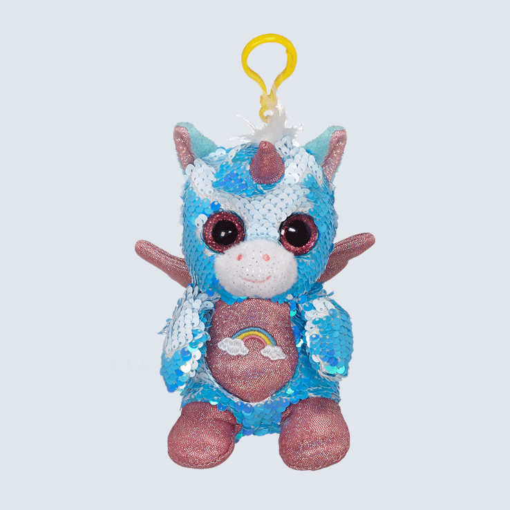 Sequin unicorn keychain discount